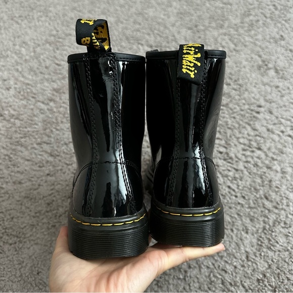 Dr. Martens Shoes Womens Size 5 Zavala Black Patent Leather Boots - Picture 8 of 10